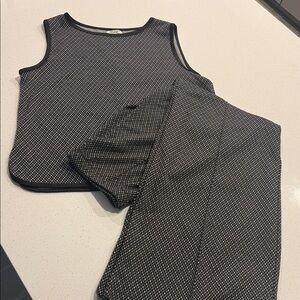 Max Studio Black and White Tank Top